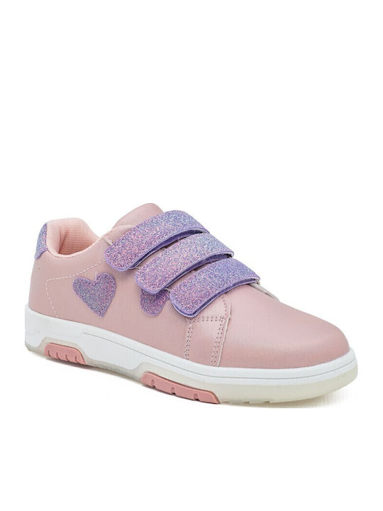 Παιδικά Sneakers με Σκρατς Ροζ