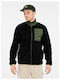 Herren Fleecejacke Schwarz