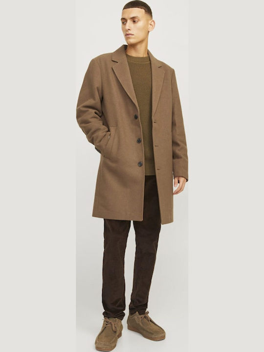 Jack & Jones Men's Half Coat Beige
