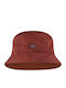 Buff Adventure Fabric Men's Hat Bucket Style Red