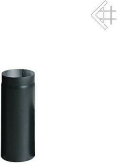 Rauchrohr Φ130 Schwarzstahl Kratki Rs130/0 5 M