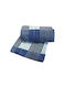 Ionion Pătură Fleece Superdublă 220x150 cm Albastră