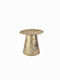Art Et Lumiere Aluminum Candle Holder Φ18.5x19cm Gold