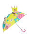 Alouette Kinder Regenschirm Gebogener Handgriff Bunt mit Durchmesser 45cm.