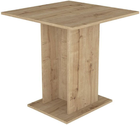 Allos Τετράγωνο Τραπεζαρίας Sapphire Oak 75x75x77εκ.
