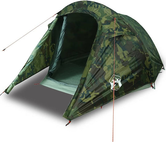 vidaXL Camping Tent Tunnel Green for 3 People 280x194x115cm Variation