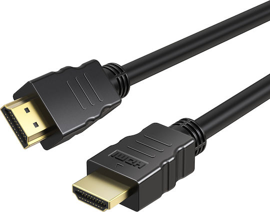 Cabletime Cable HDMI male - HDMI male 0.5m Μαύρο