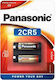 Panasonic Photo Lithium-Batterie 2CR5 6V Fotokamera Block 1Stück
