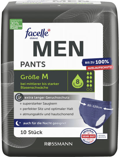 Facelle Men's Incontinence Pad 10pcs