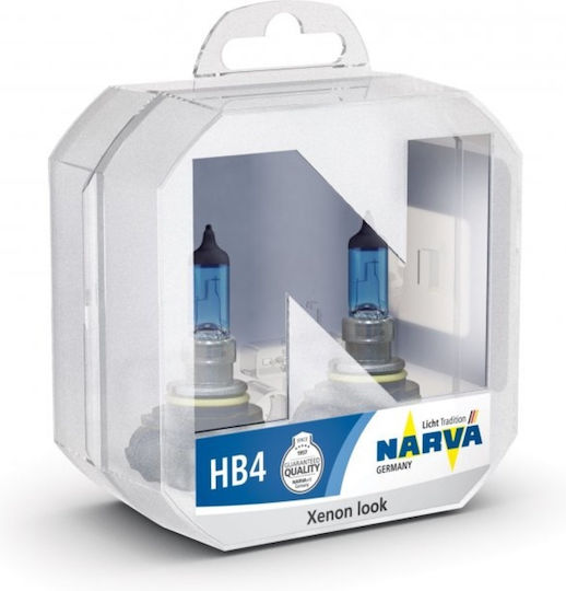 Set 2 Becuri Hb4 55w 12v Range Power White Narva