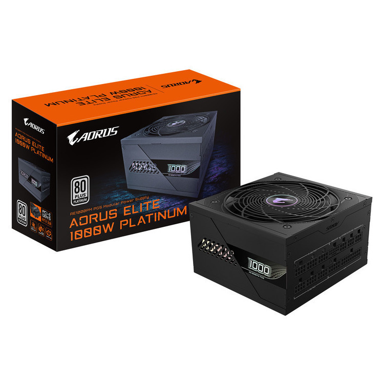 Gigabyte Aorus Elite P1000W 1000W Μαύρο Τροφοδοτικό Υπολογιστή Full Modular 80 Plus Platinum