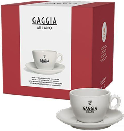 Gaggia Milano Set Tassen Cappuccino 4 Stück