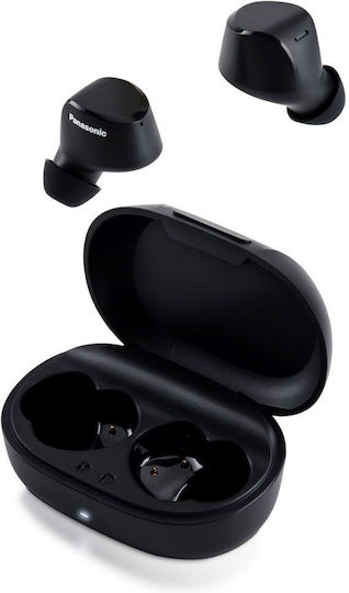Panasonic RZ-B120W In-ear Bluetooth Handsfree Ακουστικά με Αντοχή στον Ιδρώτα και Θήκη Φόρτισης Μαύρα