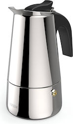Xavax Electric Stovetop Espresso Pot for 4 Cups Inox Silver
