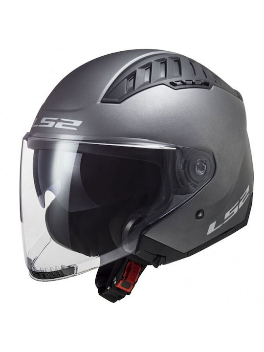 LS2 Copter II OF600 Matt Titanium Motorcycle He...