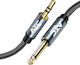 ATC Cable 6.3mm male - 3.5mm male 5m Χρυσό (6981020080140)