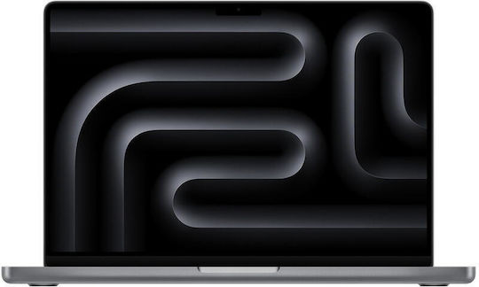 Apple MacBook Pro (2023) 14,2" Retina Display 120Hz (M3-8-Kern/24GB/512GB SSD/10-Kern-GPU) mit Ladegerät 96W Silber (Tastatursprache Internationales Englisch)
