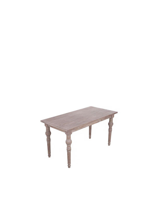 Masă Sala de mese Whitewashed 160x80x76buc