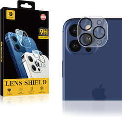Mocolo Camera Lens Tempered Glass Kameraschutz Gehärtetes Glas Black für das iPhone 12 Pro