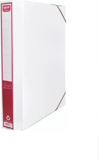 Salko Paper Hârtie Cutie de Arhivare cu Elastic 27x35x10cm. Roșu