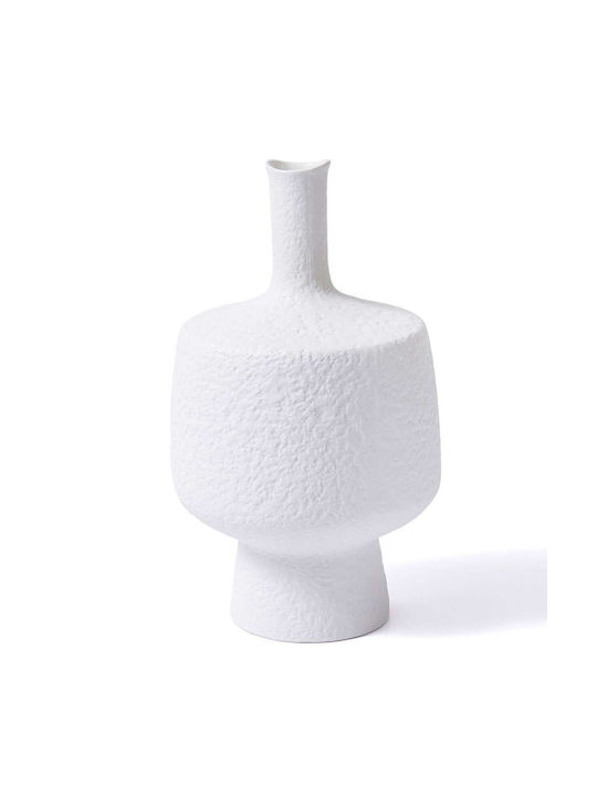 Aberto Design Decorative Vase White 19x19x36cm