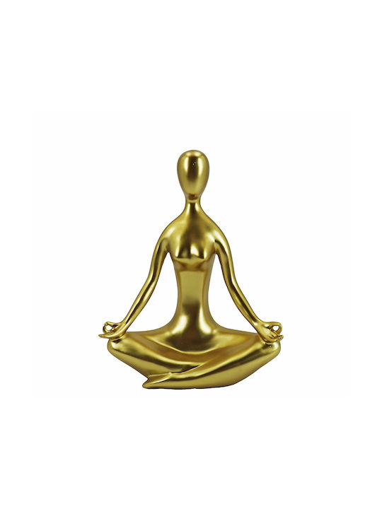 Zaros Decorative Animal Polyresin Yoga 19.3x8.5x24.5cm 1pcs