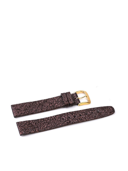 Kuki Leather Strap Purple 16mm