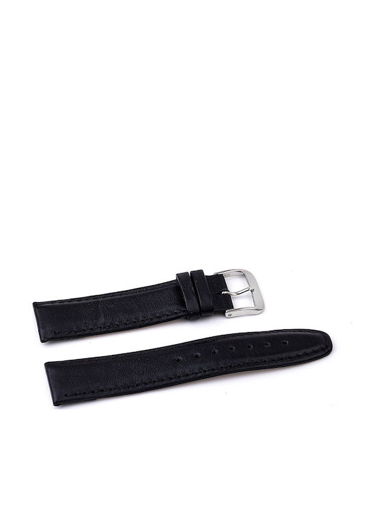 Kuki Leather Strap Black 20mm