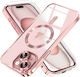 Калъф Electro Magsafe за iPhone 13 Pro Max Златен + Стъклен Протектор за Екран