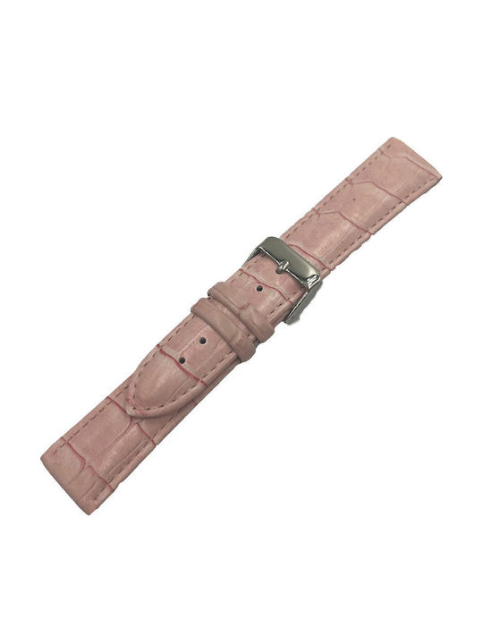 ByLeather Curea din piele Roz 18mm