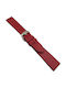 ByLeather Leather Strap Red 18mm