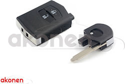 Key Case Contact Mazda 2 3 5 6 Rx8 Mx5 2 Buttons Key