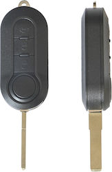 Contact Key Case Fiat 500 2007 Bravo Grande Punto 3 Buttons Key