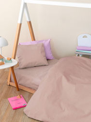 Palamaiki Set Cu Cauciuc Totem Collection Moka 70x140 cm