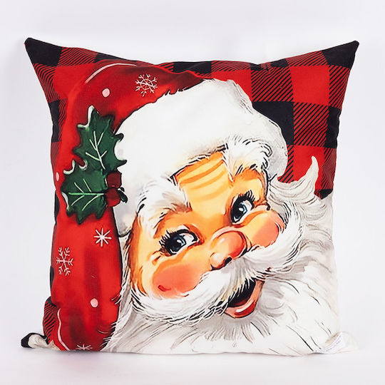 Eurolamp Christmas Decorative Pillow Square Red 45x45cm