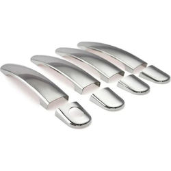 Set Ornamental Cromat Mânere Uși Compatibil Skoda Octavia 1996-2010 Superb II 2001-2008 Fabia 1999-2007
