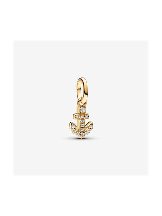 Pandora Charm Anchor Gold Plated