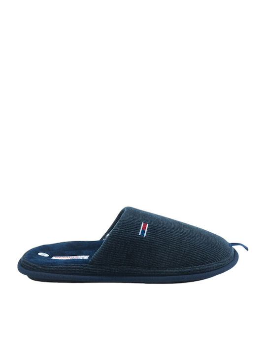 Adam's Shoes Зимни мъжки чехли Син