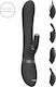 Vibrator Kaninchen mit Fernbedienung Schwarz