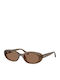 Ray Ban Γυναικεία Γυαλιά Ηλίου με Καφέ Κοκκάλινο Σκελετό και Καφέ Φακό RB4441D 677973
