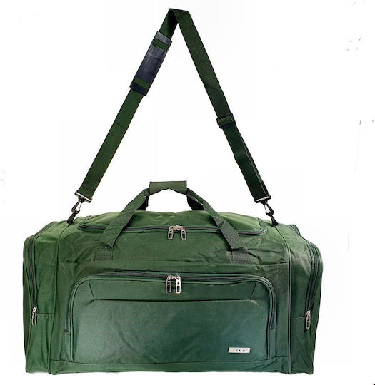 RCM Geantă de voiaj 71lt Verde Textil L70xW32xH32cm