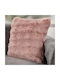 Whitegg Dekorativer Kissenbezug D0240-4 aus Pelzige Rosa 45x45cm