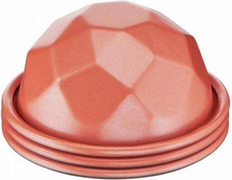 Set 3 Forme Tefal Creabake Sun Facet J3059204 Diametru 7.5cm Oțel Carbon Suprafață Antiaderentă Compatibil Cake Factory Délices Dulcis Gri-scenariu Portocaliu