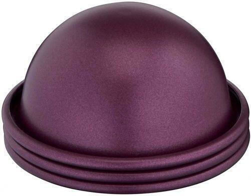 Set 3 forme Tefal Creabake Dome J3069304, diametru 7,5 cm, oțel carbon, suprafață antiaderentă, compatibil cu Cake Factory Délices Dulcis, gri-bizantin, mov