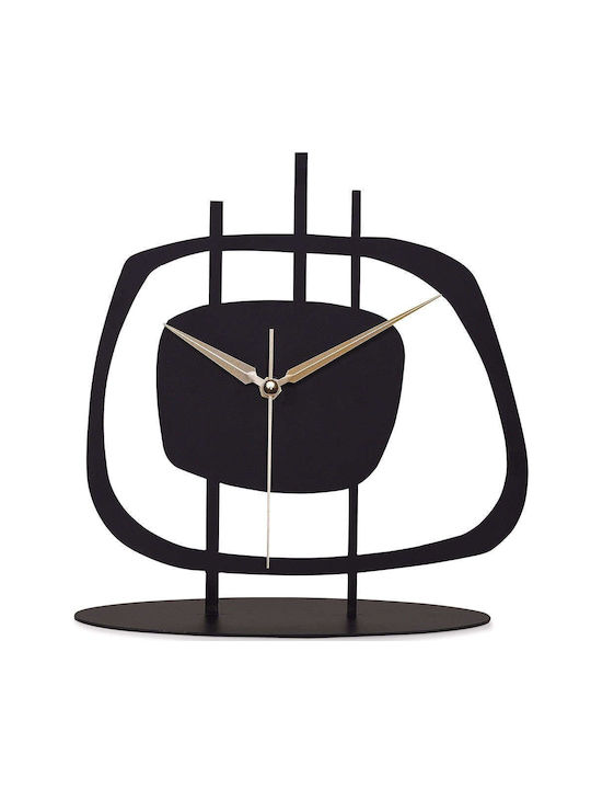 Aberto Design Tabletop Clock Black 901LMN1147