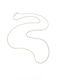 White Gold Chain Neck 14K Thin Thickness 1mm and Length 40cm