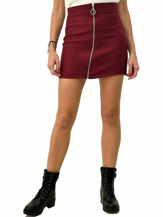 Potre Midi Skirt Bordeaux