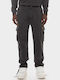 D2 Ovin Cargo Sweatpants with Elastic Black