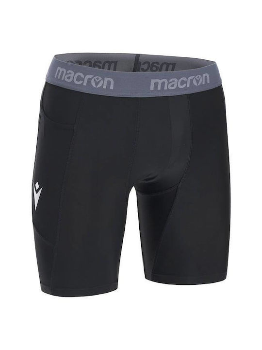 Macron Herren Thermo Shorts Kompression Schwarz