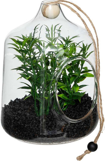 Artificial Recessed Plant Black 15cm in Yala